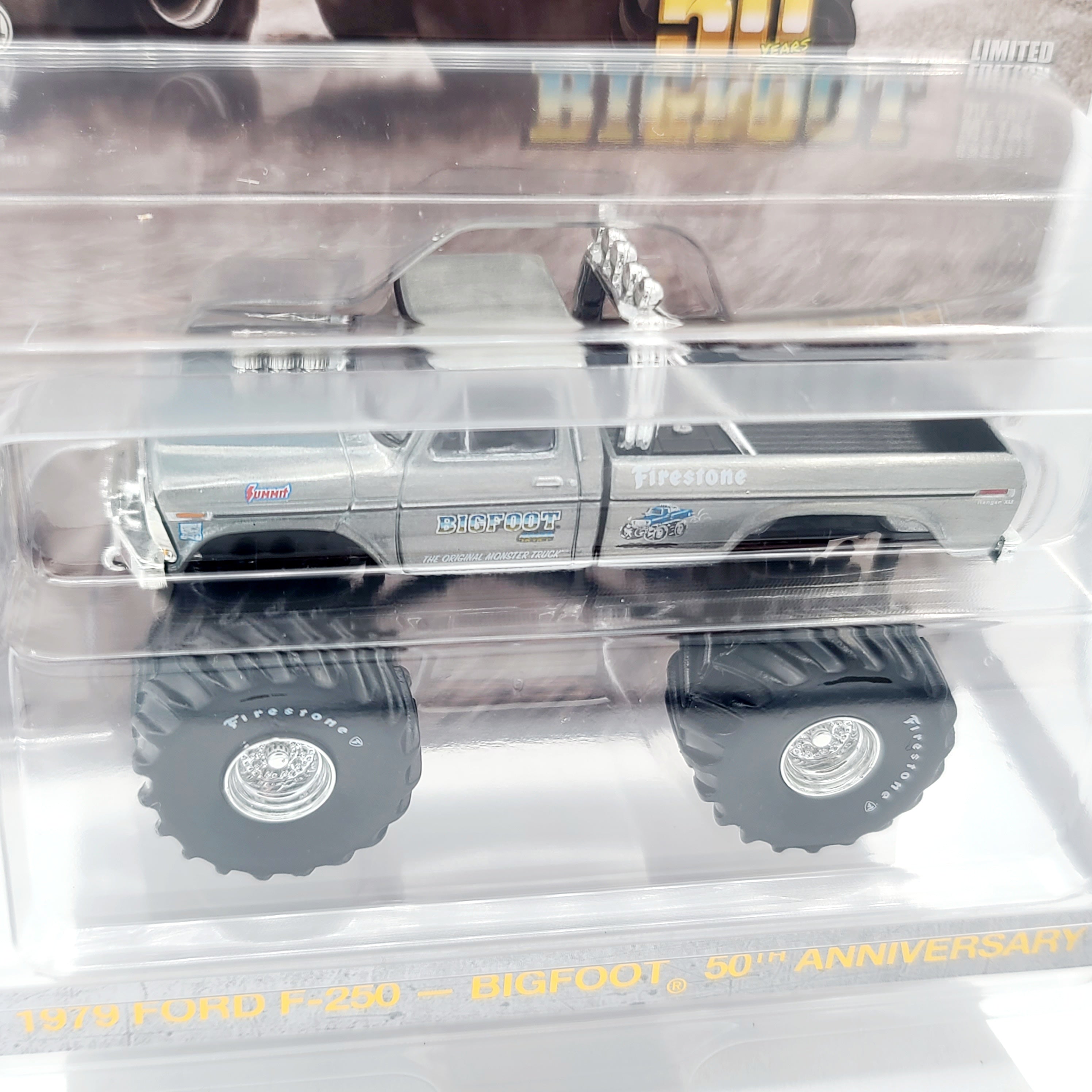 GreenLight - CHASE, RAW - '79 Ford F-250 "Bigfoot #1" Monster Truck - 1:64, 50th (2025 Hobby Exclusive)